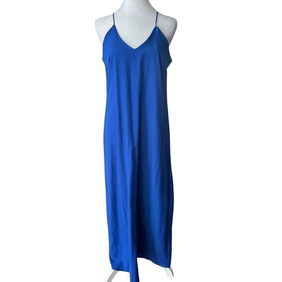 Old‎ Navy Royal Blue Spaghetti Strap Maxi Dress Sz S - Picture 1 of 6